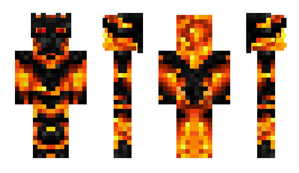 Minecraft skin pyrodog