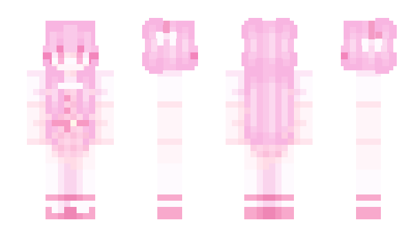 Minecraft скин по нику thepinkrosefairy