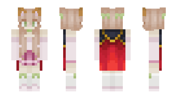 Minecraft skin CatgirlFett