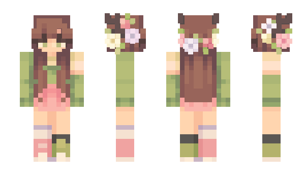 Minecraft skin NatsumiEvergreen
