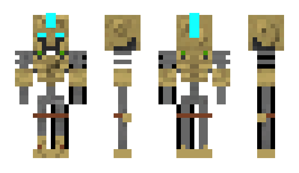 Minecraft skin skeletonx