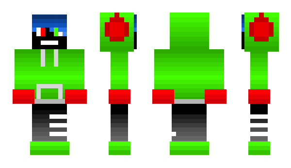 Minecraft скін по ніку limegreenguy