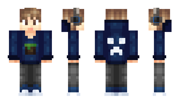 Minecraft skin gameblue