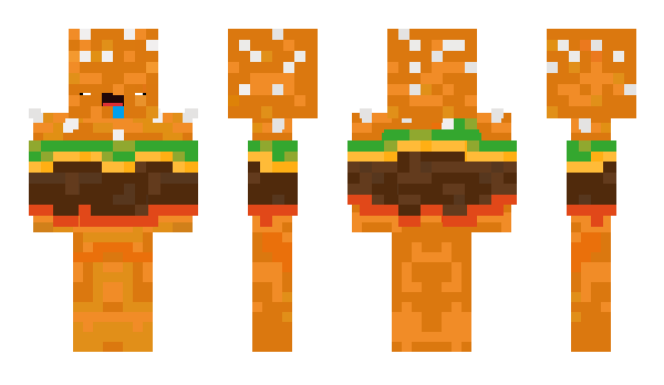 Minecraft skin Cheeseburger