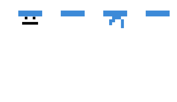 Minecraft скин по нику BlueHatBundah