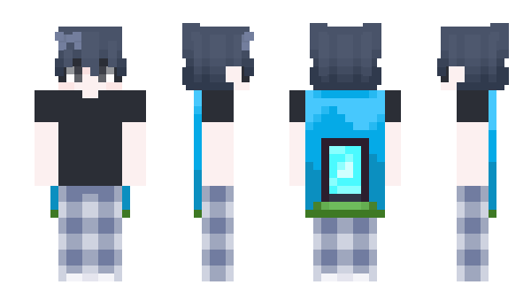 Minecraft skin outrro
