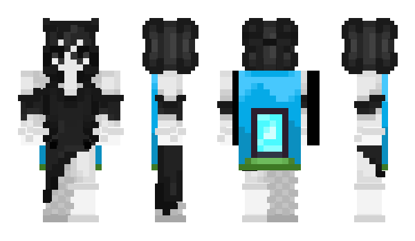 Minecraft skin SnowyMoff
