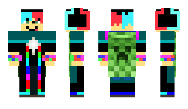 Minecraft skin Axocraft94TV