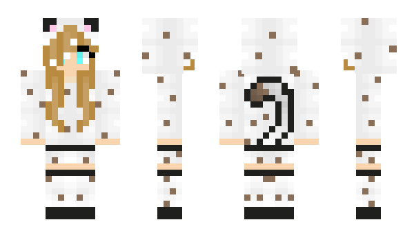Minecraft skin SnowLeopard02