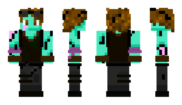 Minecraft skin Zombeee