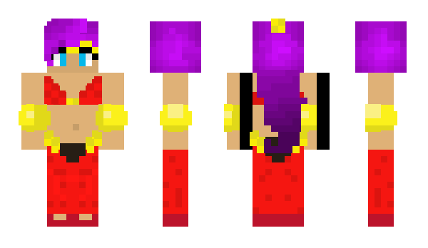 Minecraft skin Shantae