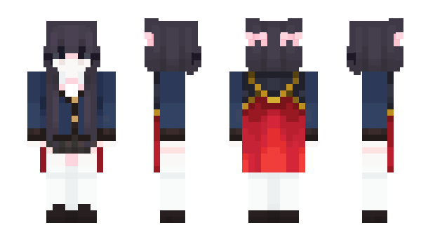 Minecraft skin ProfessorRED