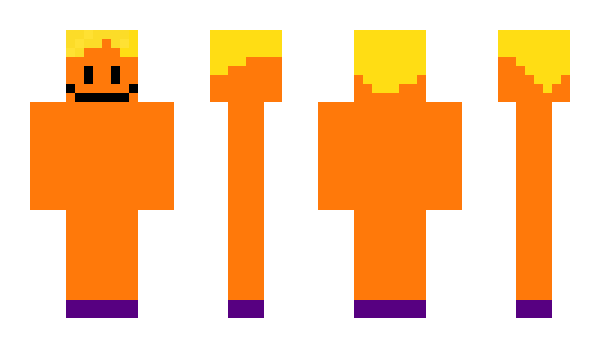 Minecraft skin orangeman9