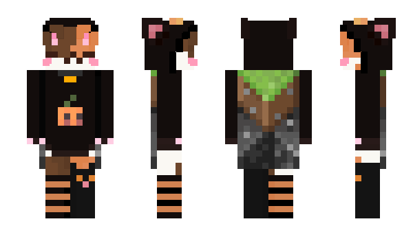 Minecraft skin snugglykitty