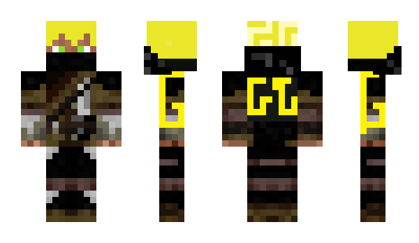 Minecraft skin Gold_Golem