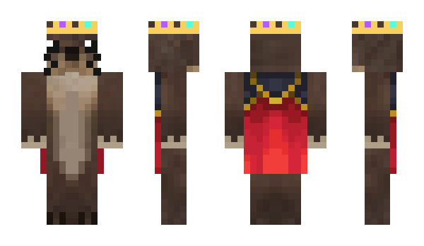 Minecraft skin Otterking