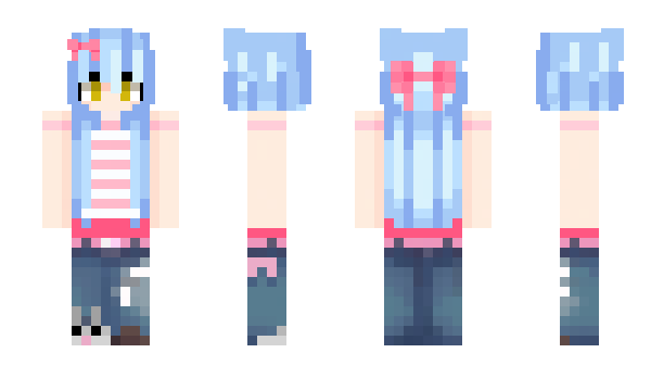 Minecraft skin campeona