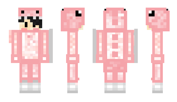 Minecraft скин по нику PINKDINOOO