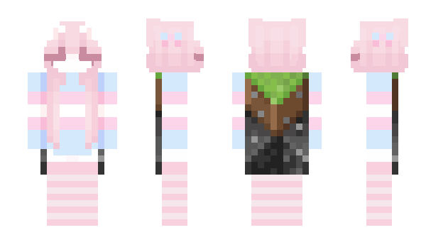 Minecraft skin FemboyIvy