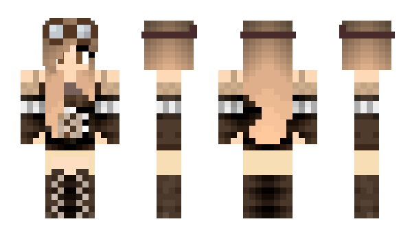 Minecraft skin Foxpanda
