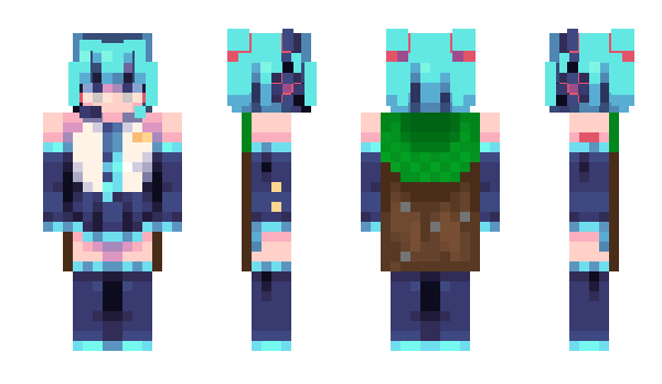 Minecraft skin MaidDressFemboy