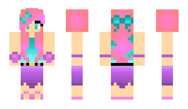 Minecraft skin Pink_Cupcakes