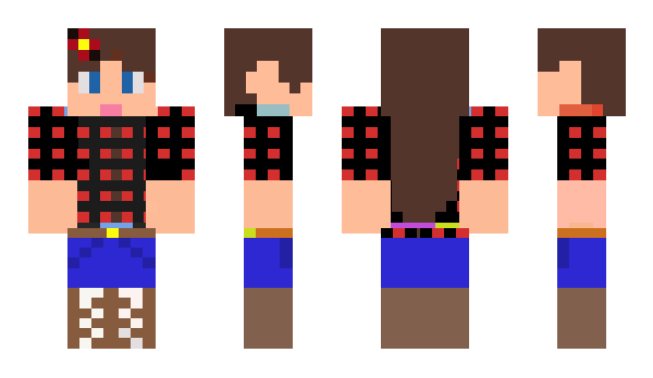 Minecraft skin Flora1