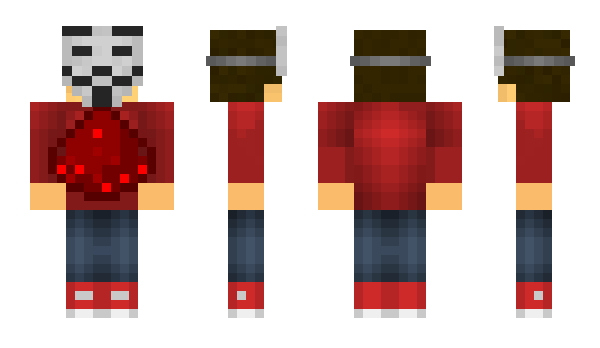 Minecraft skin RedstonerSelfie