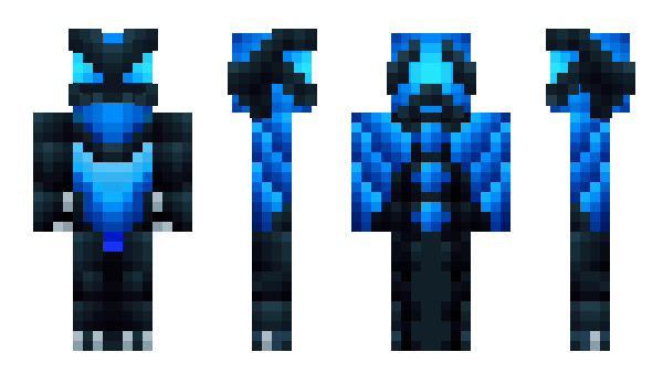Minecraft skin Blauermolch