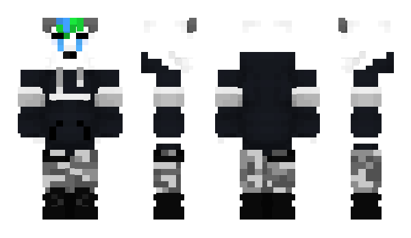 Minecraft скин по нику Furry_WhitePoint