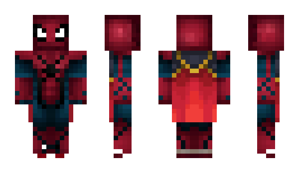 Minecraft skin Spiiderman