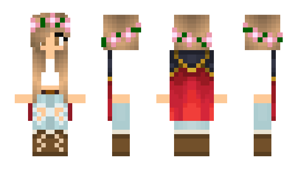 Minecraft skin CamillaR