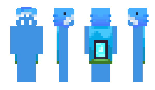 Minecraft скин по нику Bluebby_