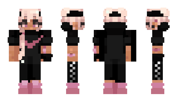 Minecraft skin montrer