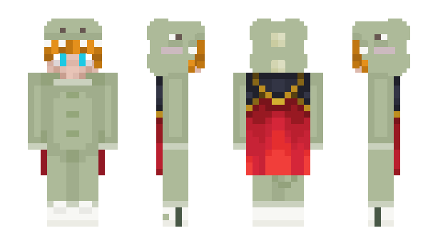 Minecraft skin XWolfieeeeX