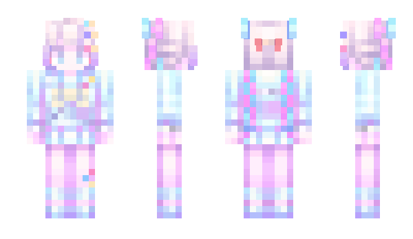 Minecraft skin YunaMakura