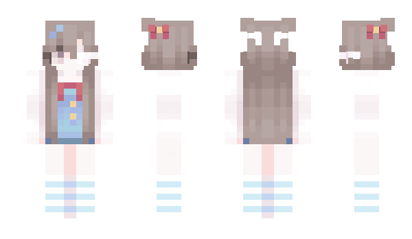 Minecraft skin FemboyKatsu