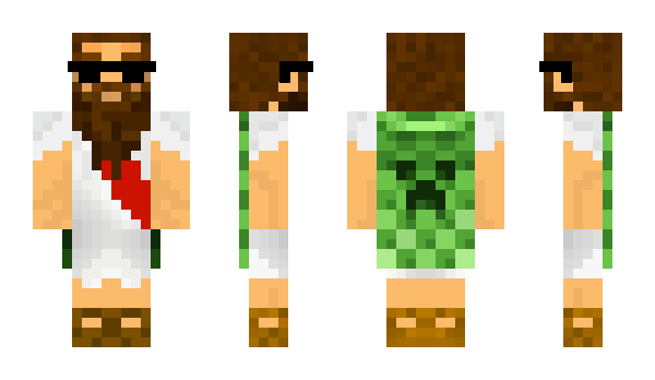 Minecraft skin LagartoRosa