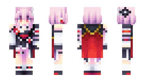 Minecraft skin Evernight_HSR