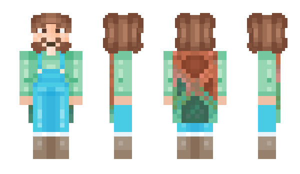 Minecraft скин по нику Bluwbit