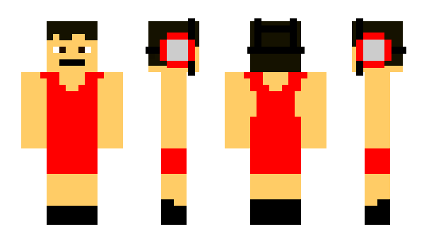 Minecraft skin wrestler