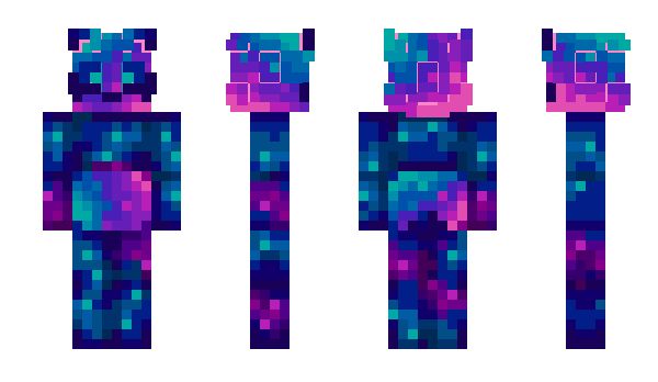 Minecraft skin triangles