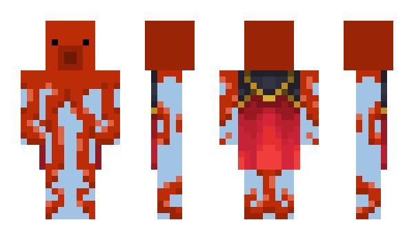 Minecraft skin chobotnice