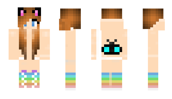Minecraft skin RainbowPaint