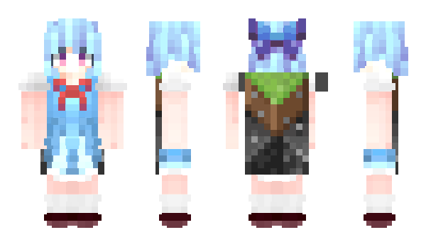 Minecraft skin naitemeier