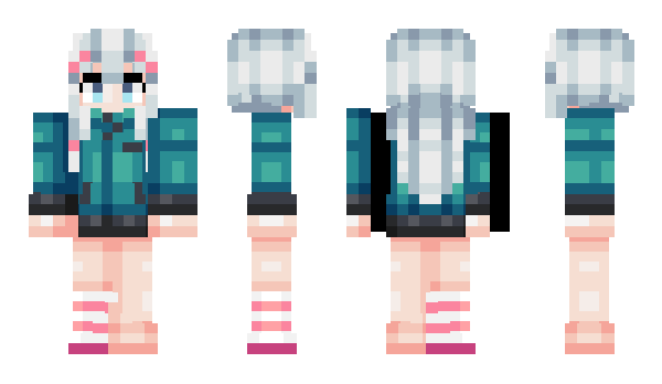 Minecraft skin Chtholy