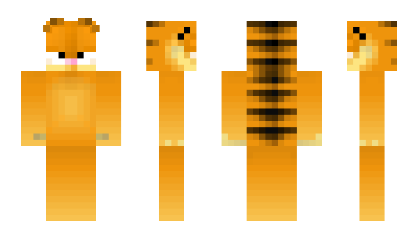 Minecraft skin GarfieldDE