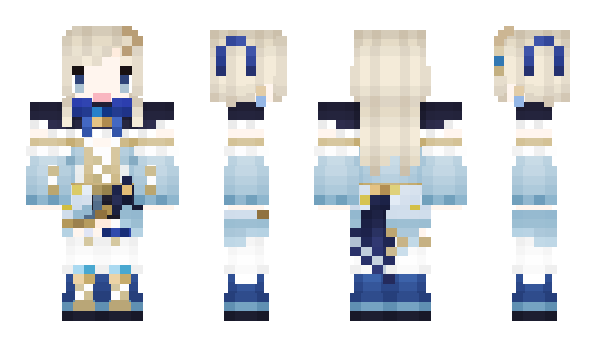 Minecraft skin supina