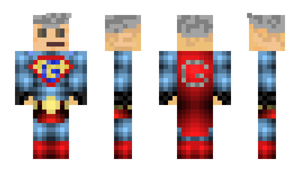 Minecraft skin Supergauck