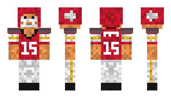 Minecraft skin PatrickMahomes